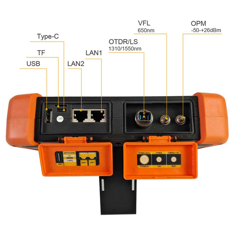 OTDR tester 1310 1550 1625nm Online PON Detection Optical Time Domain ...