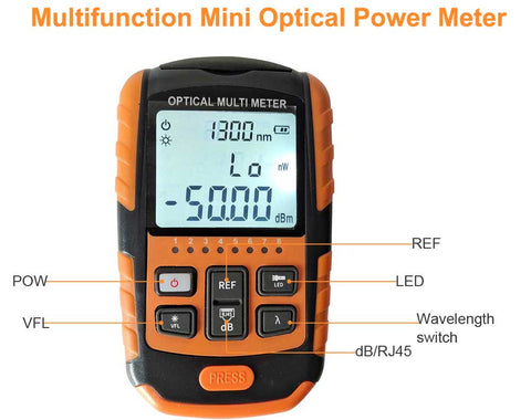 mini optical power meter's features