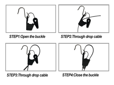 Cable Tension Clamp's Installation Way