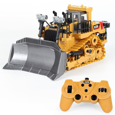 Remote control construction vehicle toy