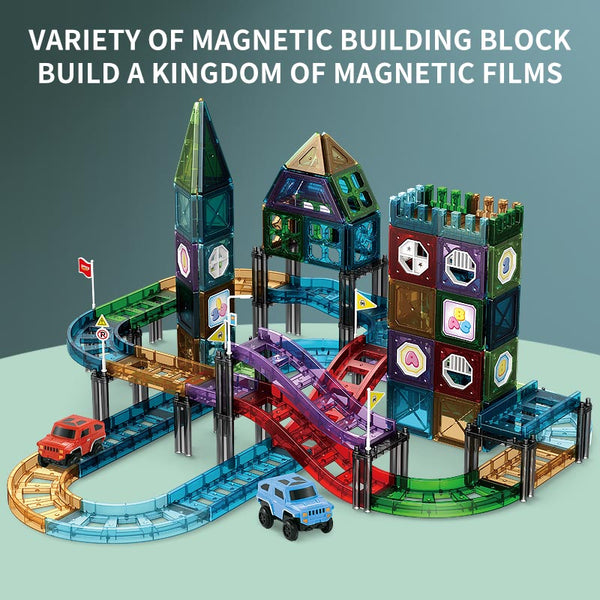 car track puzzles magnetic puzzle toy