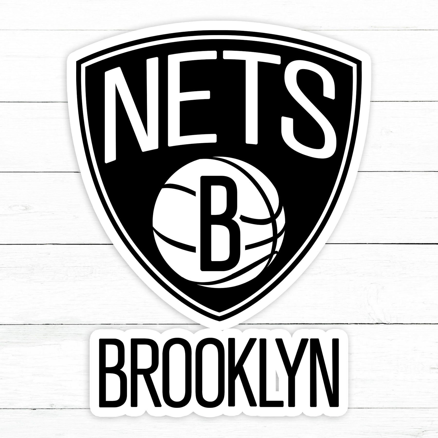 Brooklyn Nets Sticker | Waterproof Vinyl Decal | 3in