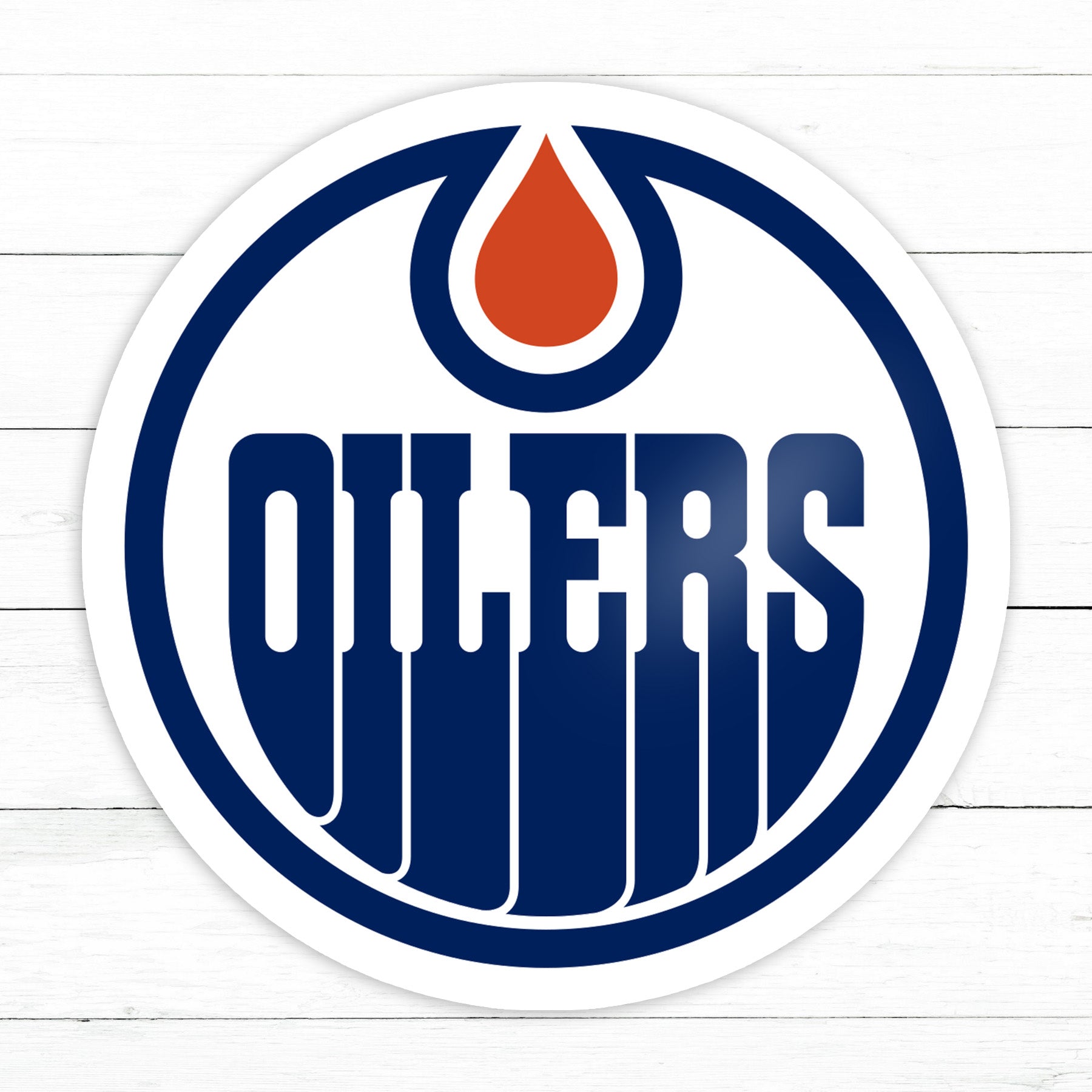 Edmonton Oilers Sticker | Waterproof Vinyl Decal | 3in