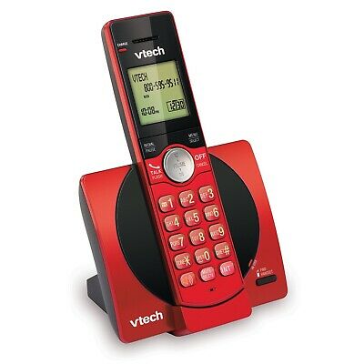 Vtech Cordless Phone System w/ Caller ID/Call Waiting CS6919-16 Red