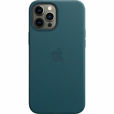 Apple MHKK3ZM/A iPhone 12 Pro Max Leather Case with MagSafe - Baltic Blue