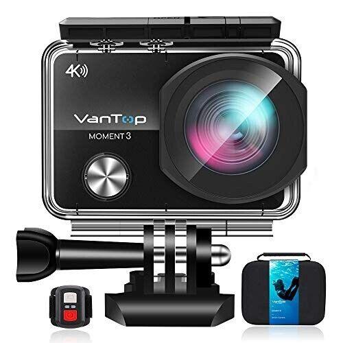 VanTop Moment 3 Sport Action Camera & Accessories Kit (MISSING Wrist Strap)