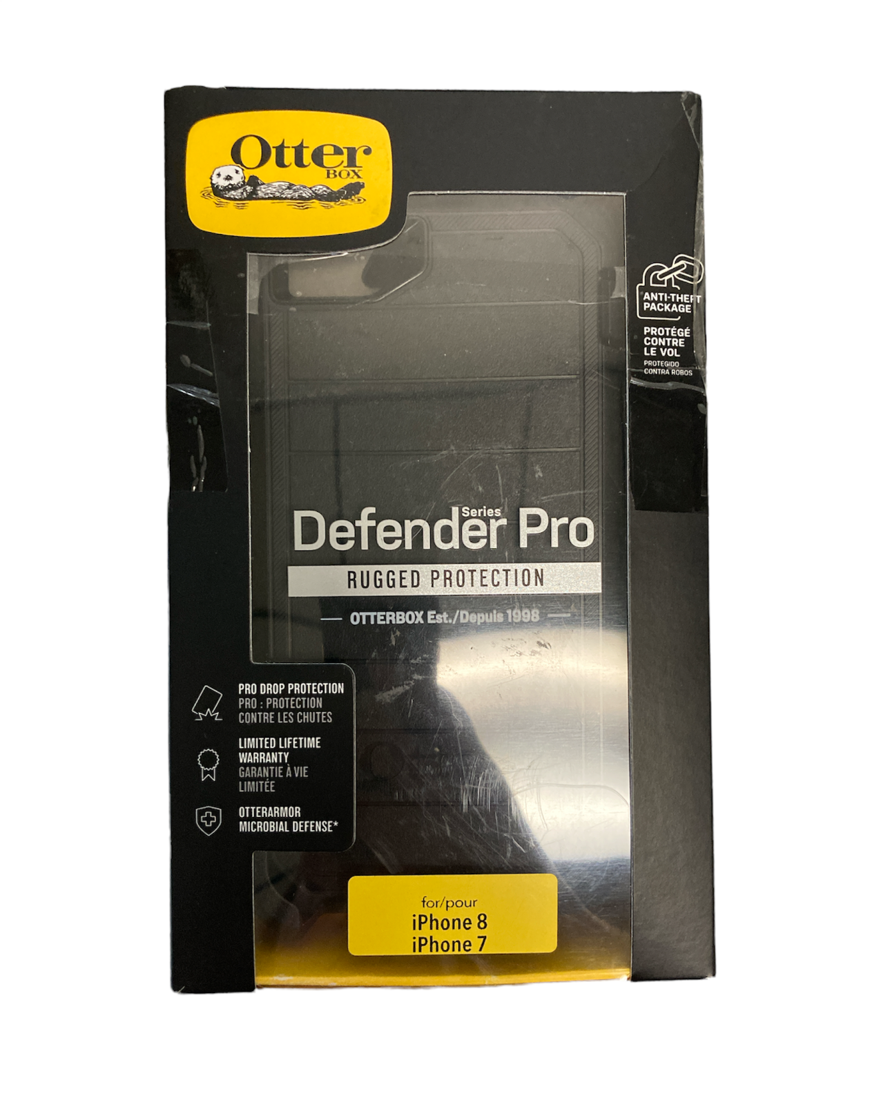 OtterBox 77-60591 Defender Series Pro Rugged Protection iPhone 7/iPhone 8, Black