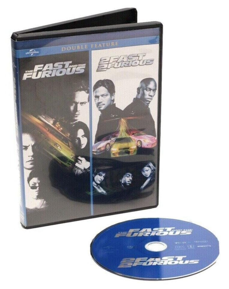 DOUBLE FEATURE - The Fast and the Furious / 2 Fast 2 Furious (DVD)