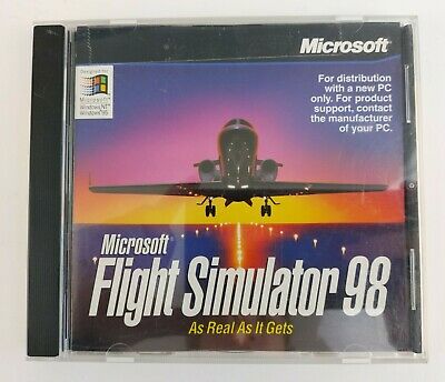 Microsoft PC CD-ROM Flight Simulatar 98: As Real As It Gets ATARI