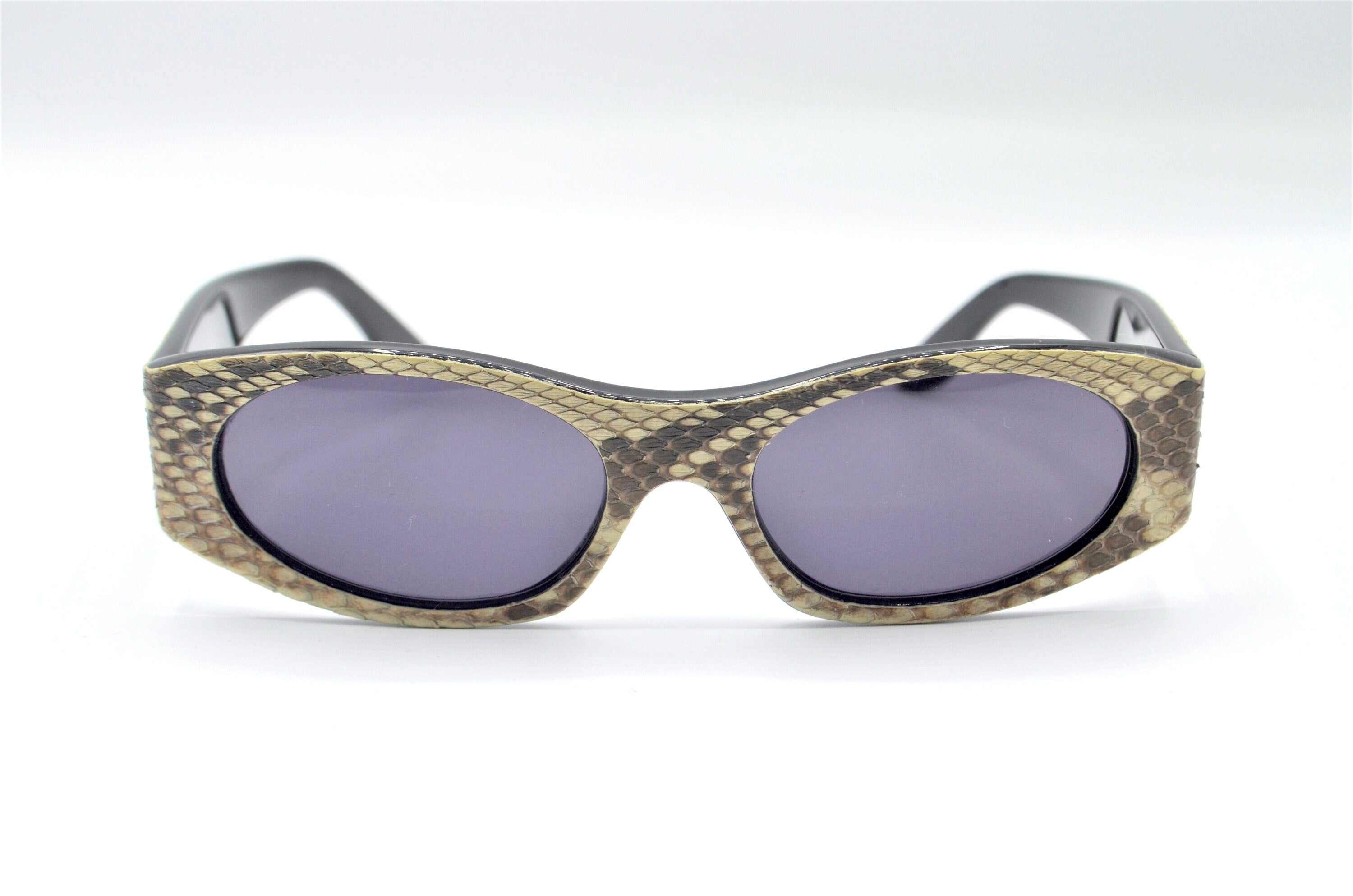 1990s CAVALLI Zeus vintage sunglasses oval beige