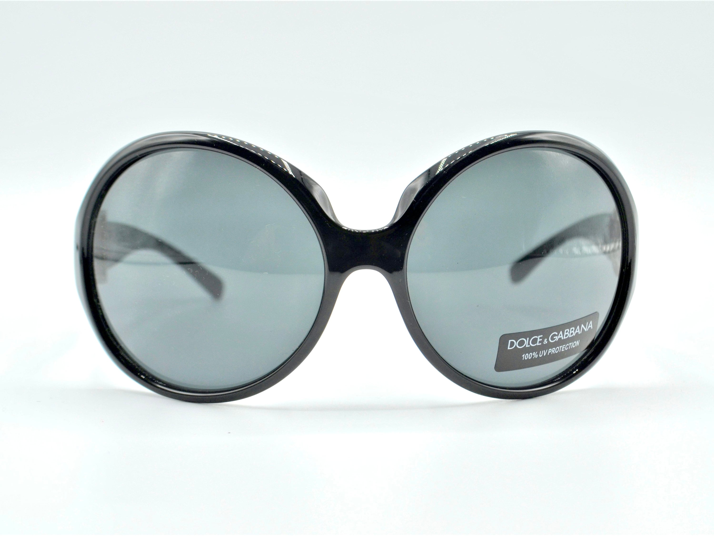 2000s DOLCE & GABBANA 6030b oversized sunglasses glossy black