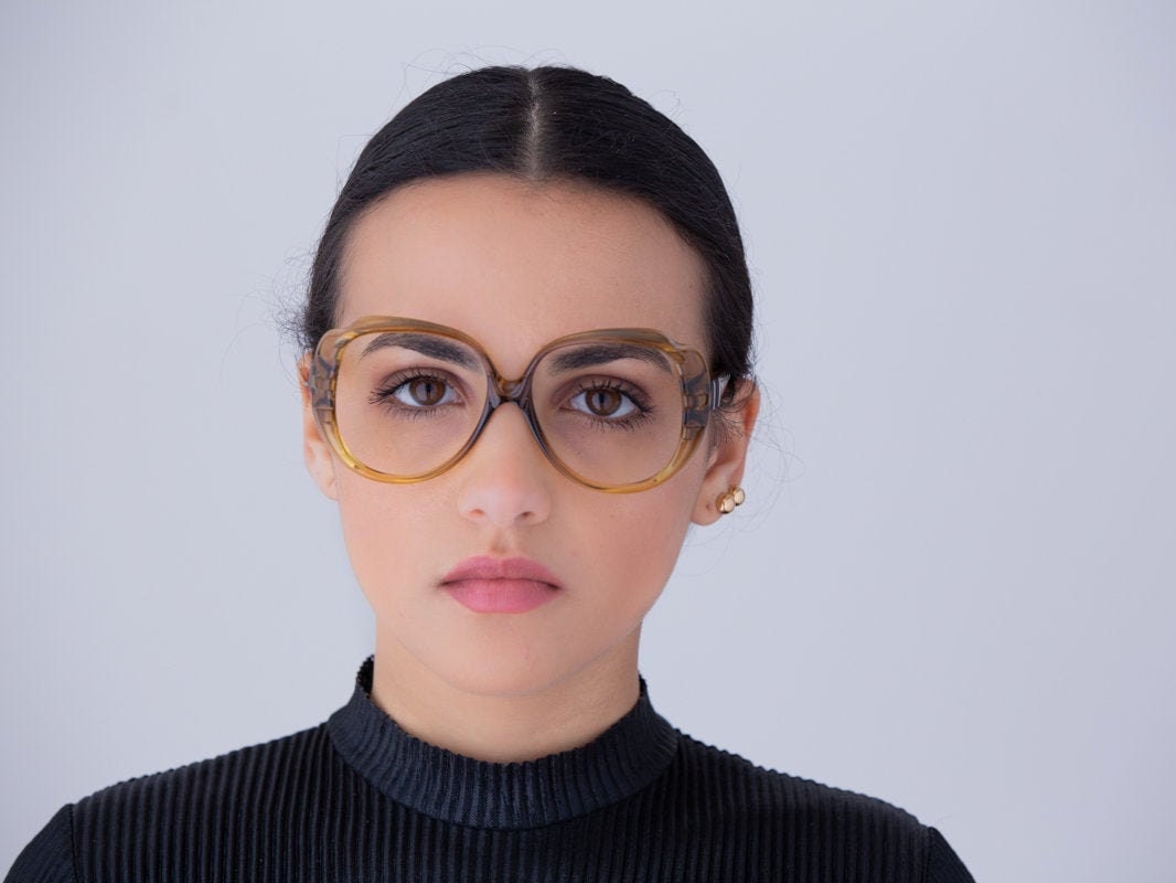 1990s PERSOL RATTI vintage eyeglasses oversized P35