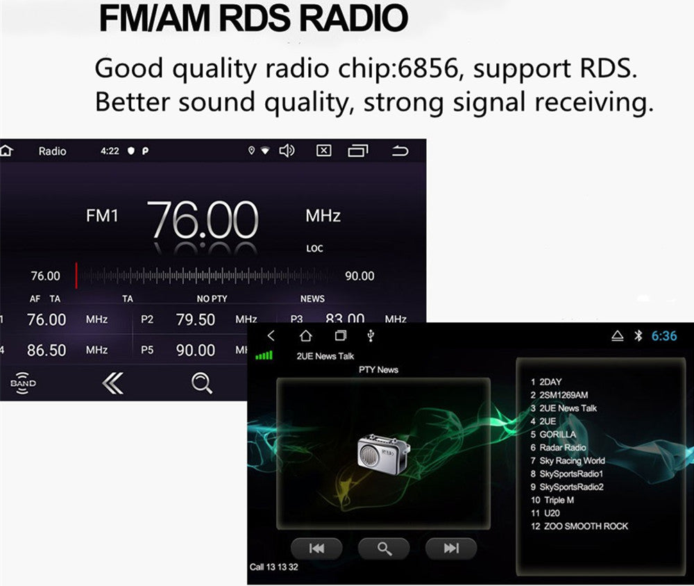CARPURIDE 2Din 2+32GB 10.1 Android 10.0 2.5D Screen Car Radio Multi-M