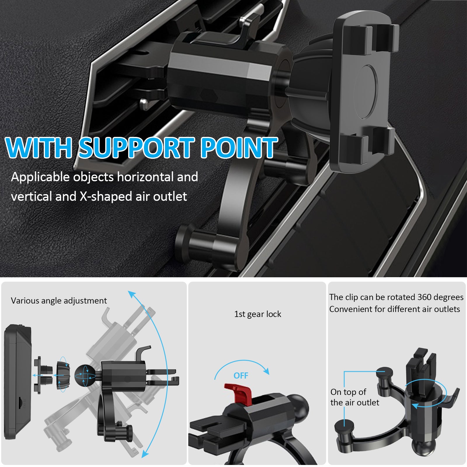 CARPURIDE Air Outlet Bracket