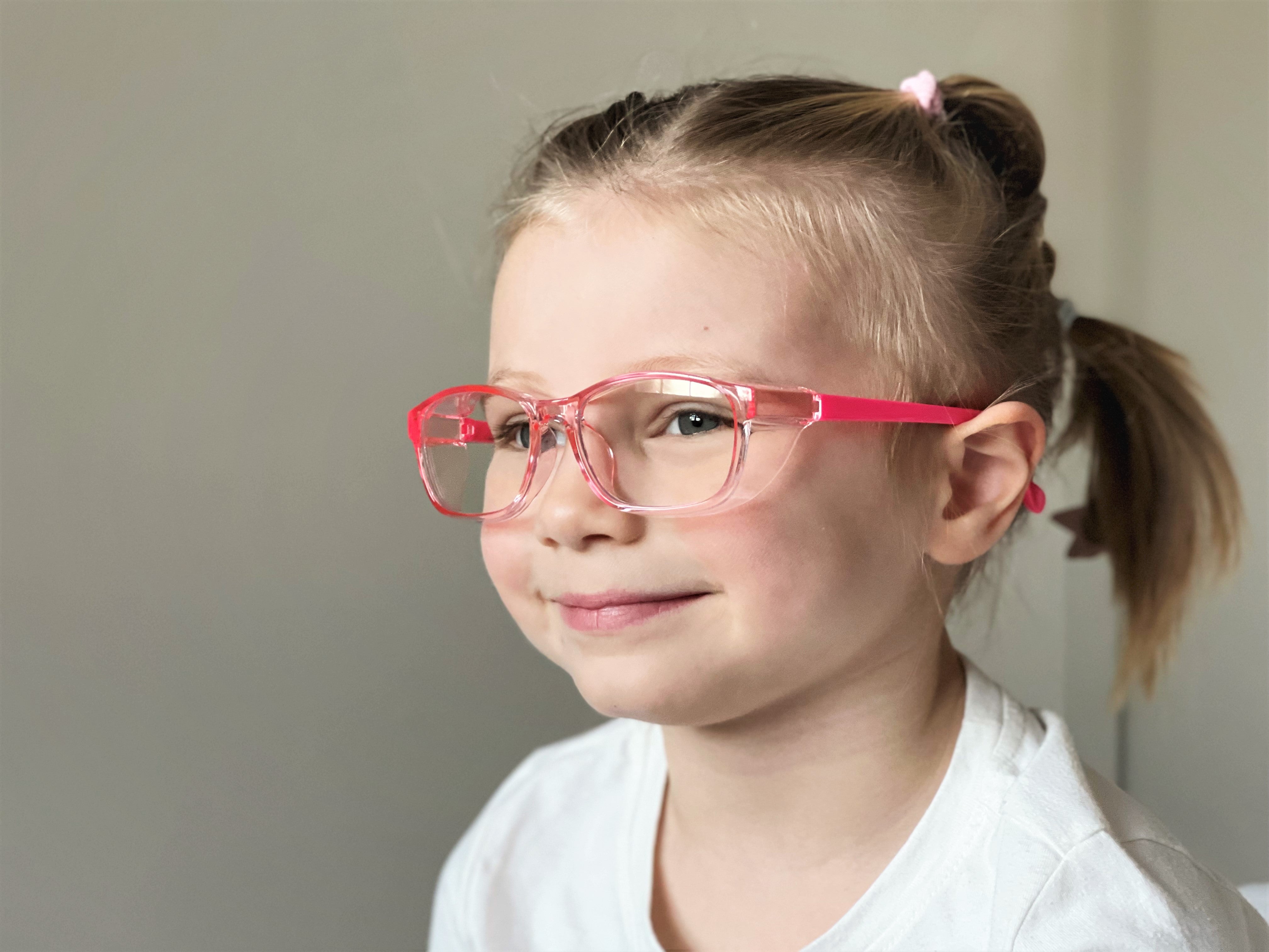 Kids Multi-Color Prescription Safety Rectangle Glasses