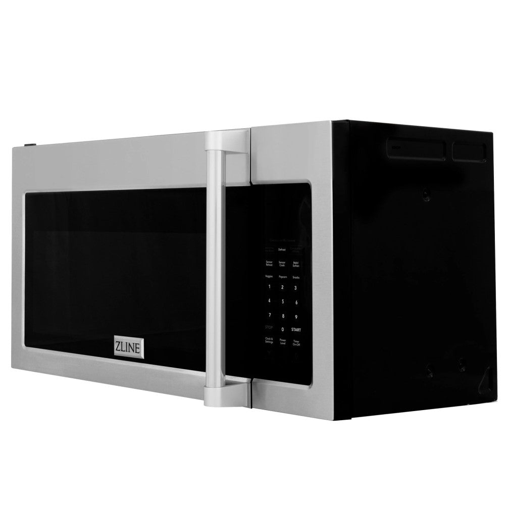 ZLINE Over the Range Convection Microwave Oven in Stainless Steel with Traditional Handle and Sensor Cooking (MWO-OTR-H)