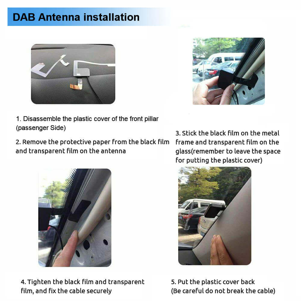 DAB Antenna installation