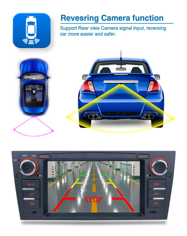 Lecteur radio multimédia Android automatique pour BMW E90 - E93