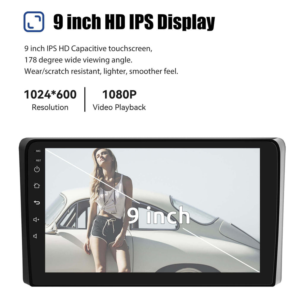 9-inch high-definition IPS display