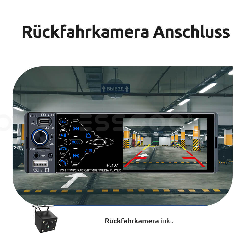 Reversing camera connection