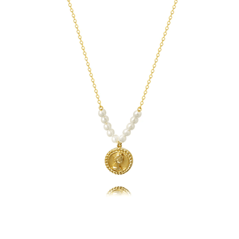 Pearl Cross Necklace
