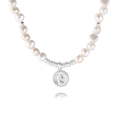 Pearl Cross Necklace