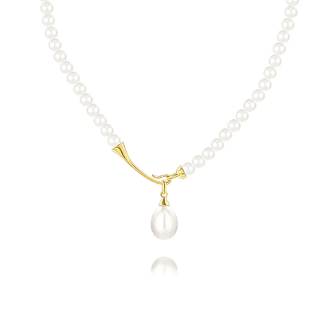 Pearl Cross Necklace