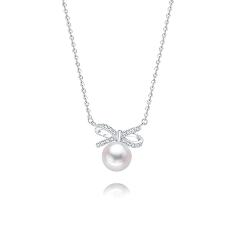 Pearl Cross Necklace