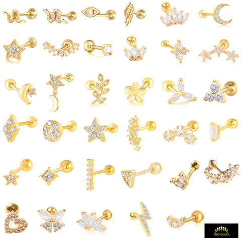 Trendolla flat back earrings