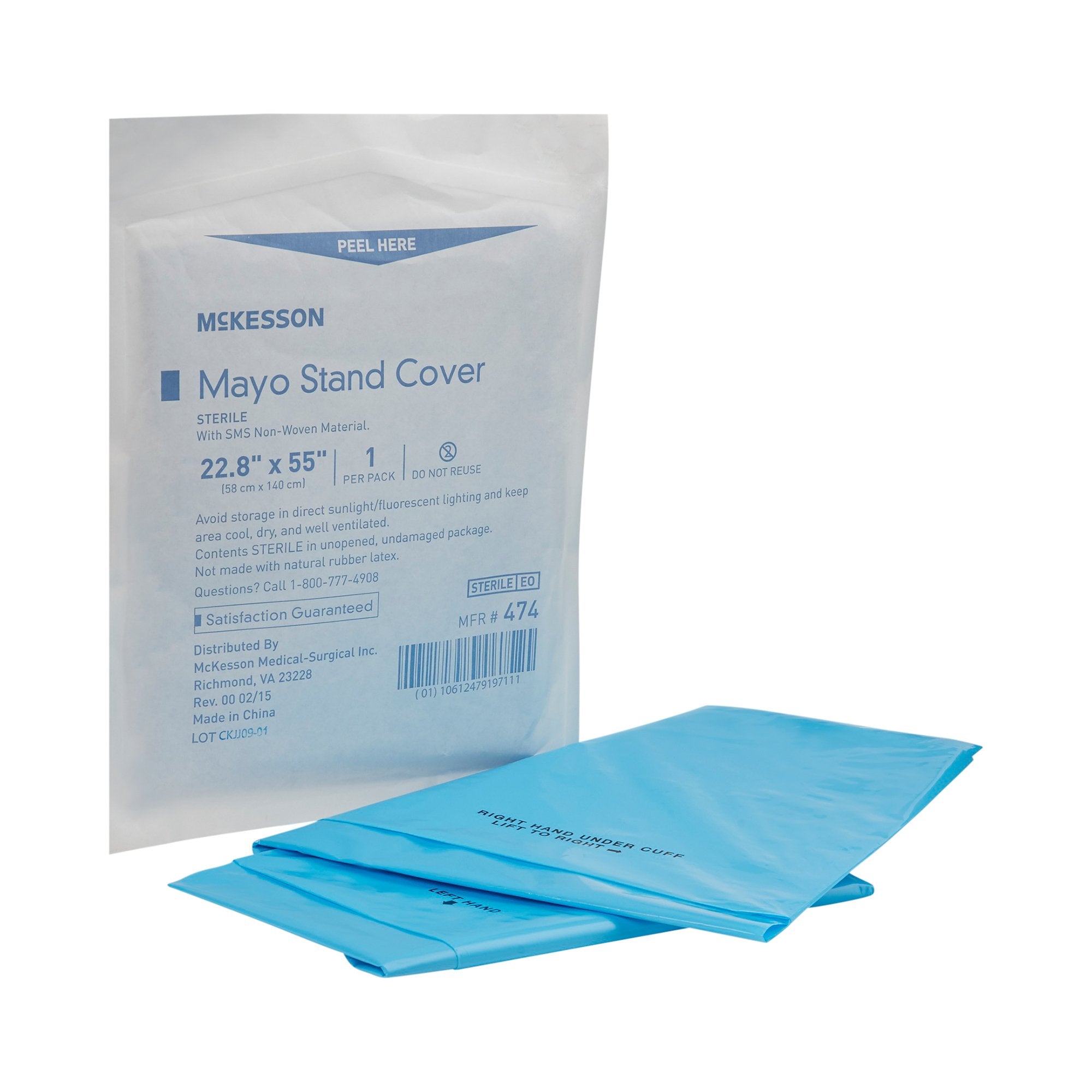 McKesson Mayo Stand Cover, 22-4/5 x 55? Inch