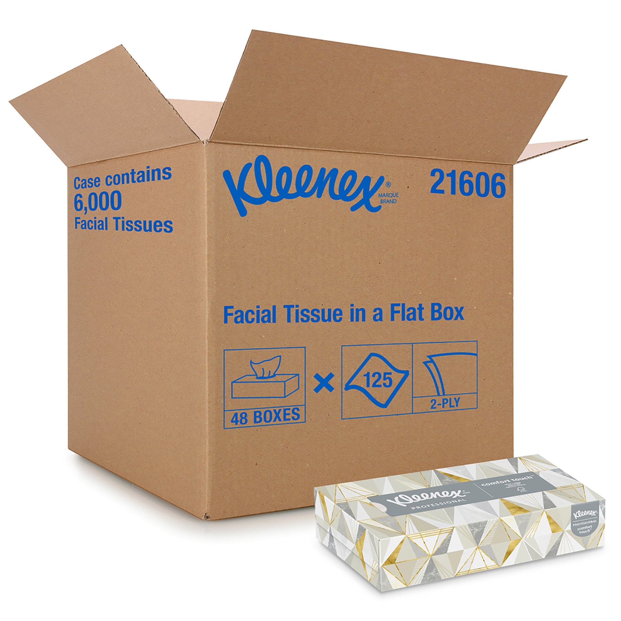 Kleenex? Facial Tissue, 125 Sheets per Box