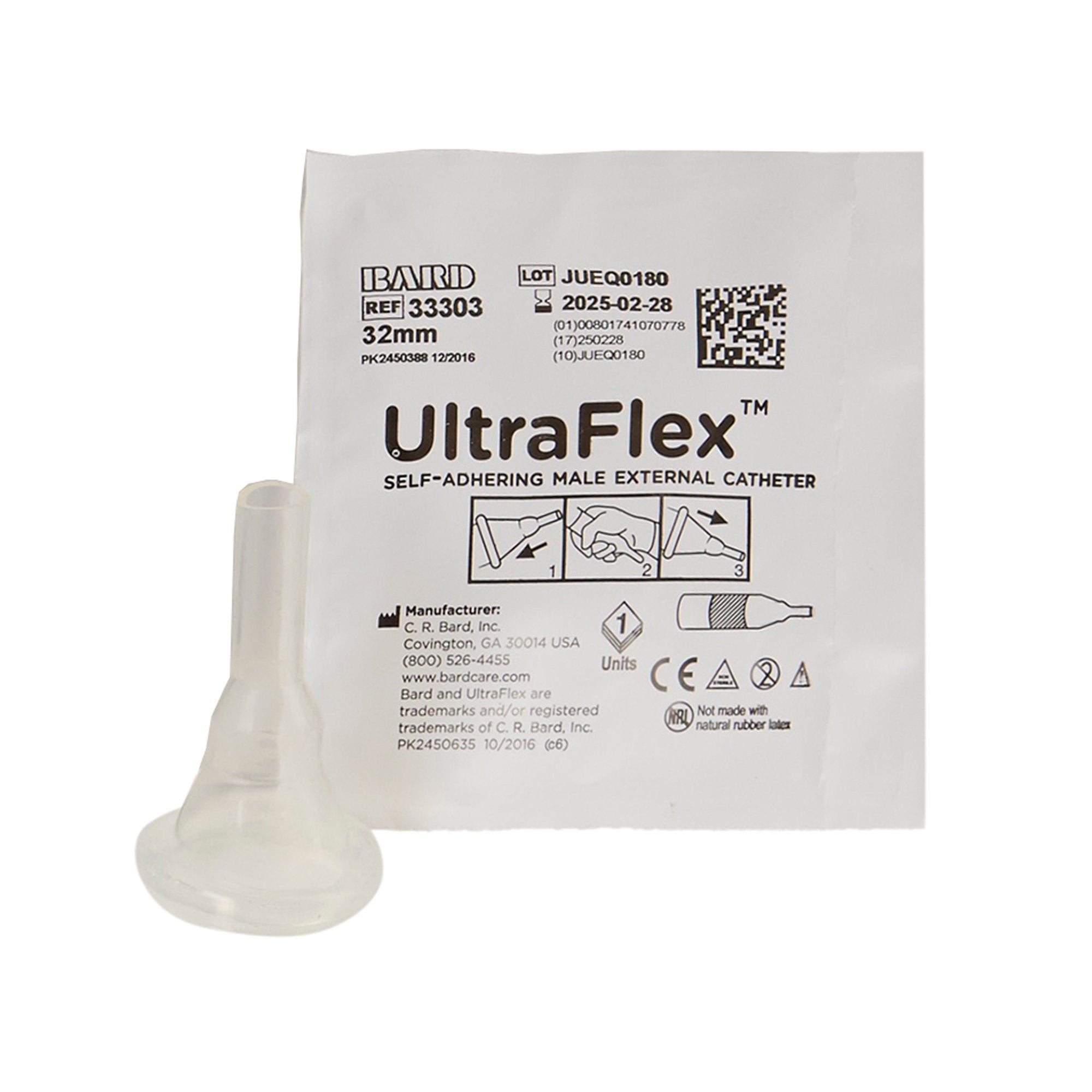 Bard UltraFlex? Male External Catheter, Intermediate