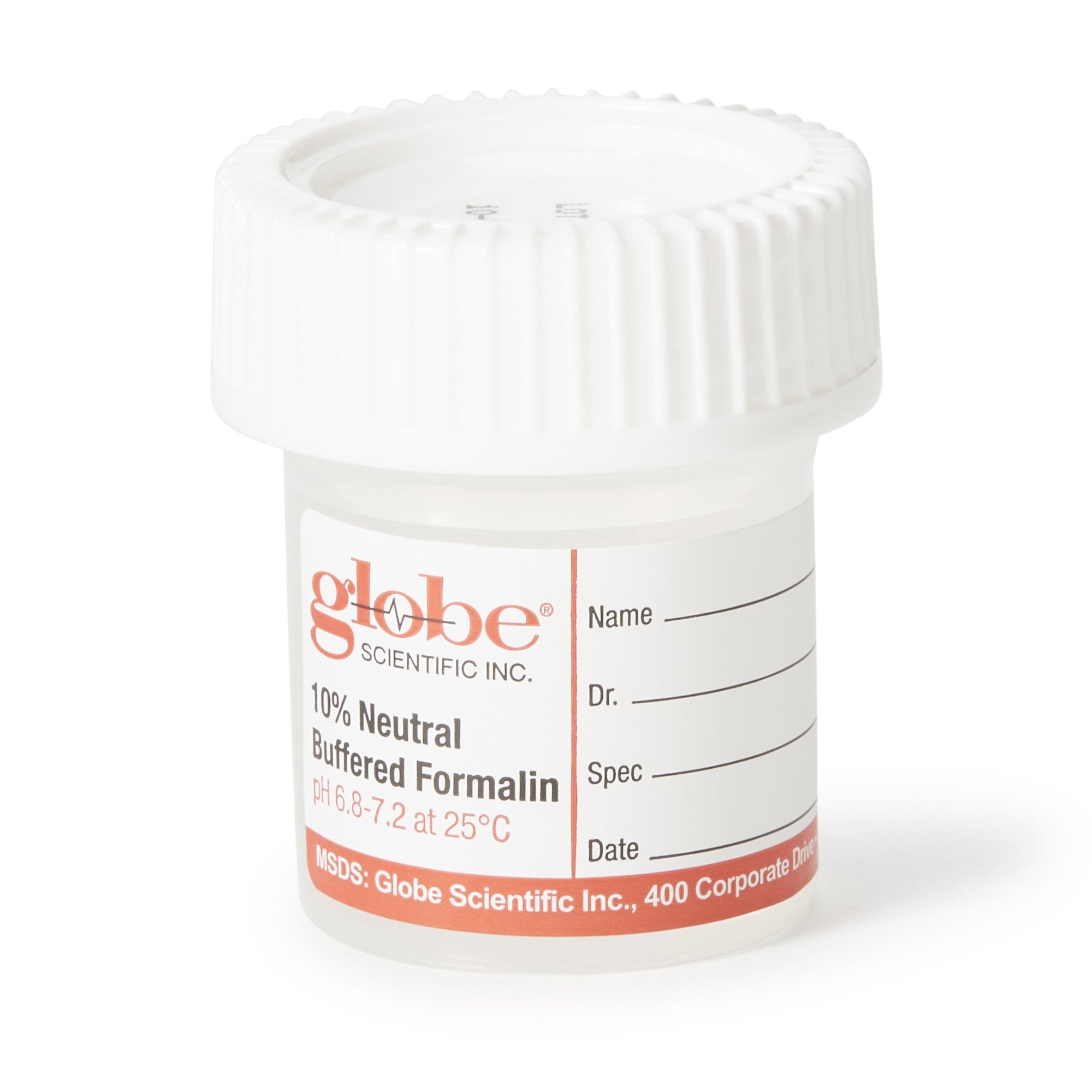 Click-It? Prefilled Formalin Container, 10 mL Fill in 20 mL