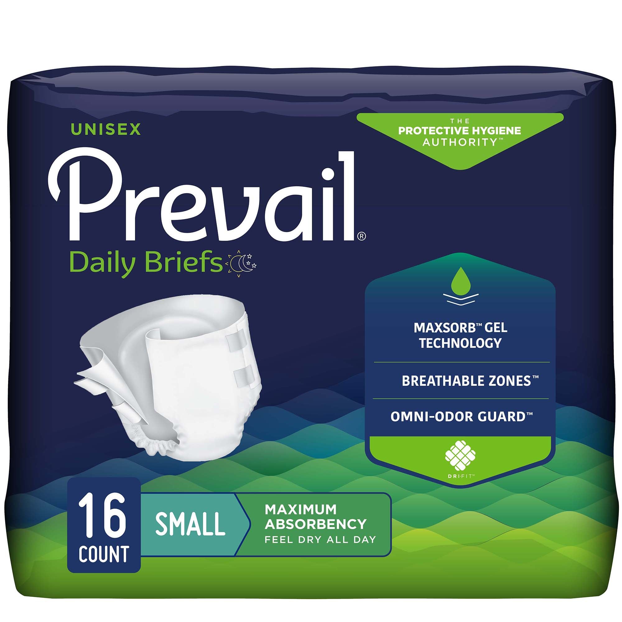 Prevail? Maximum Incontinence Brief, Small