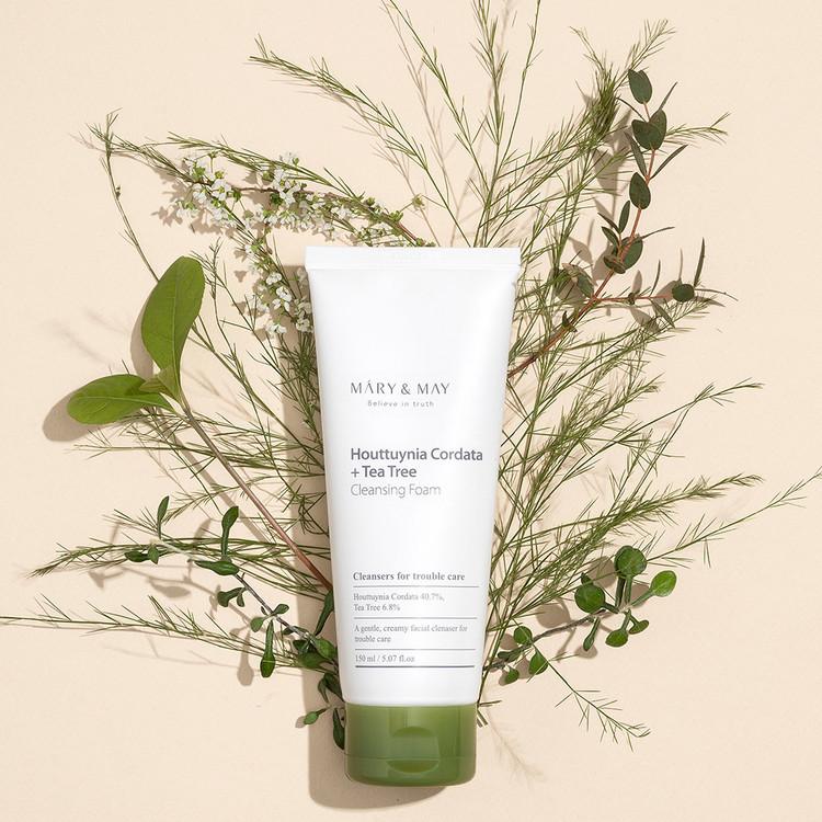 [MARY&MAY] Houttuynia Cordata + Tea Tree Cleansing Foam - 150ml