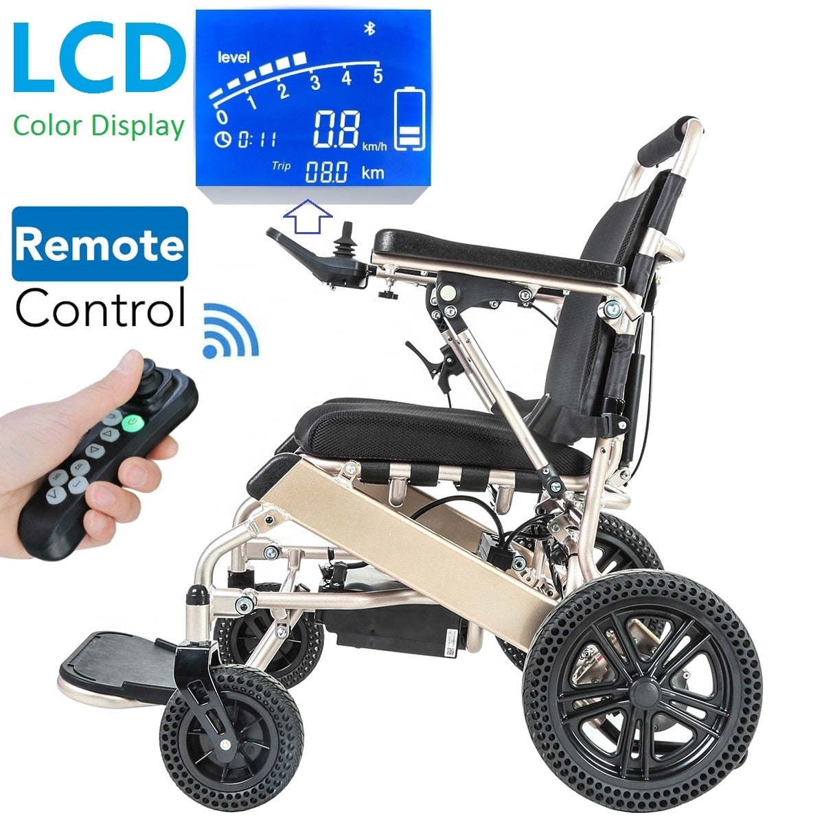 Foldable Electric Wheelchair