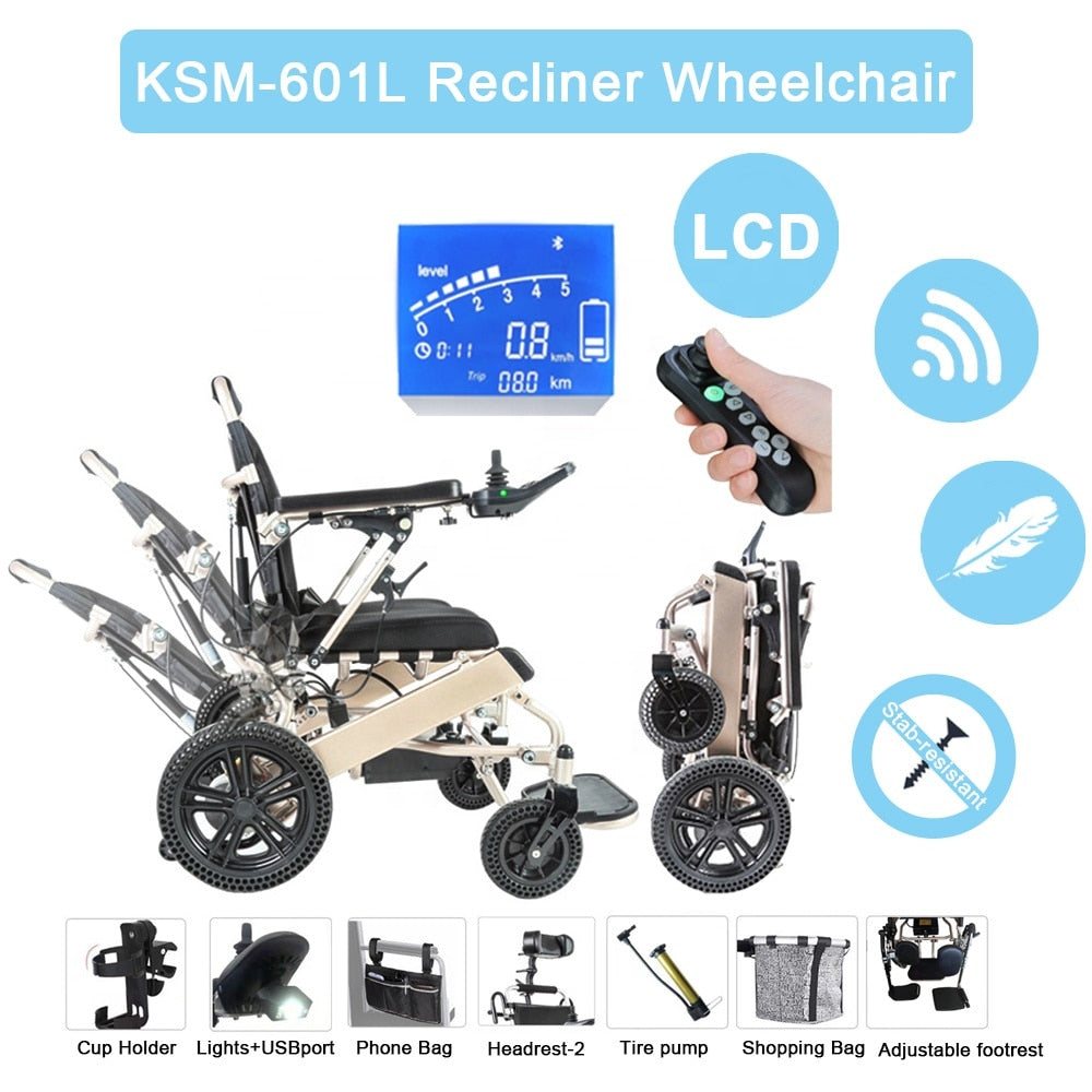 Foldable Electric Wheelchair