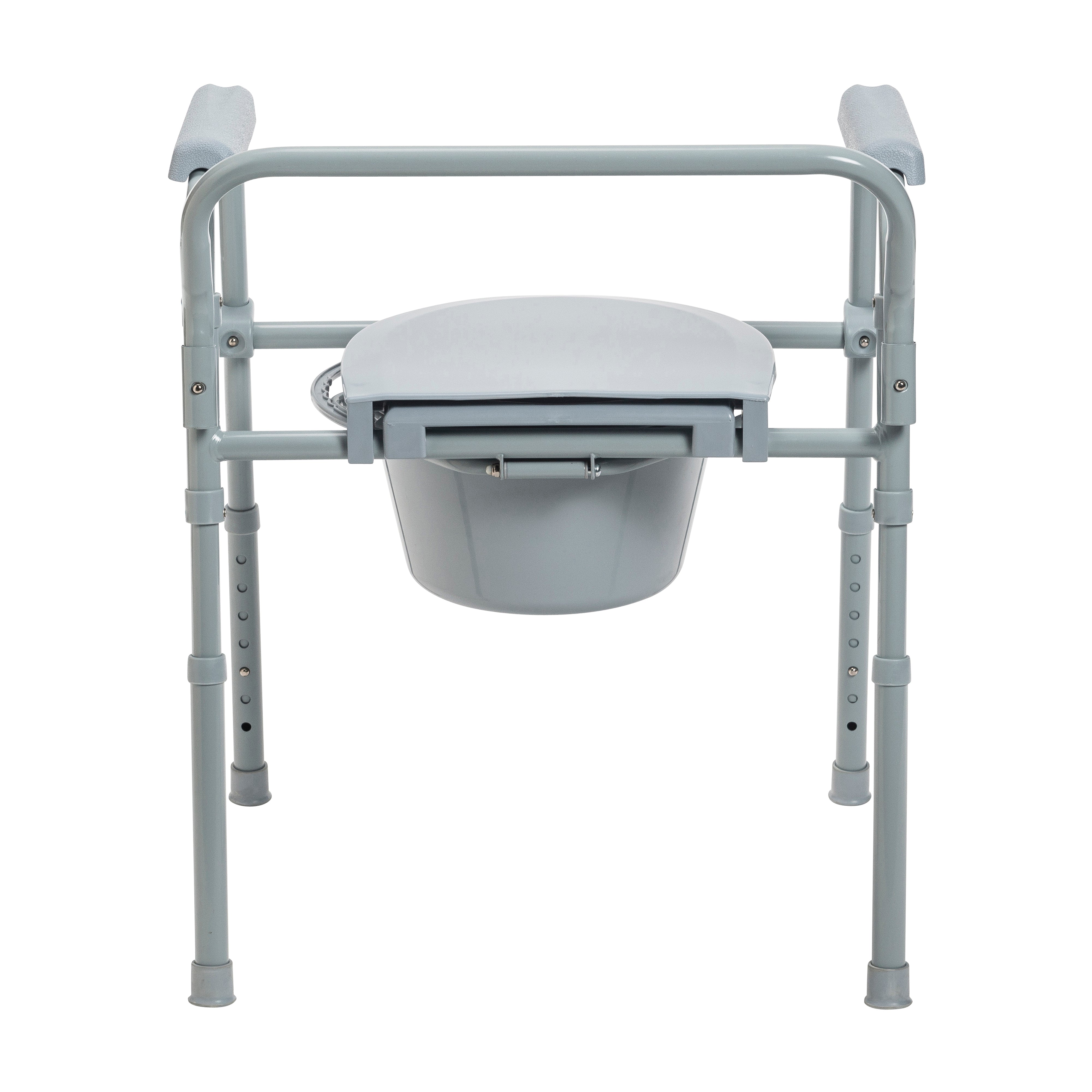 Drive Medical 11148-1A PreserveTech Steel Folding Bedside Commode