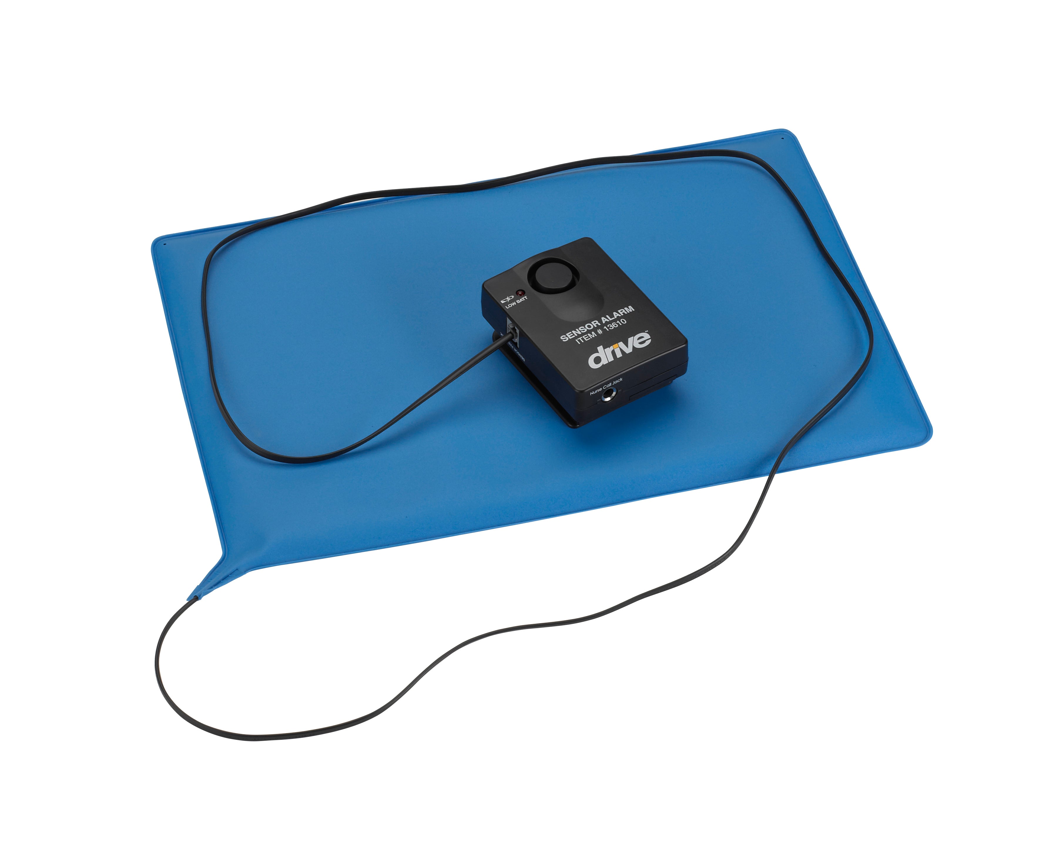 Drive Medical 13605 Pressure Sensitive Bed Chair Patient Alarm, 10