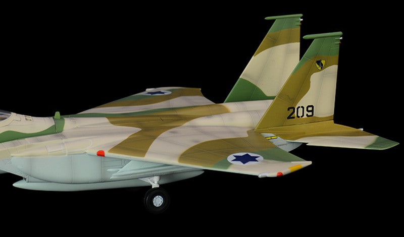 collectible plastic model aircraft F-15 Eagle jet