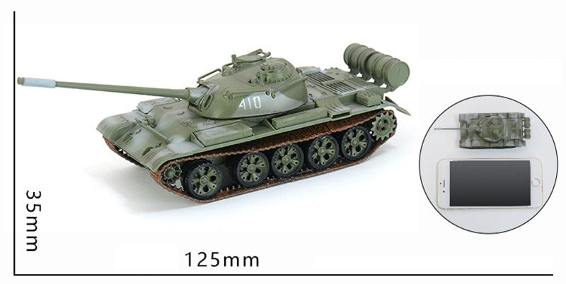 1/72 scale T-54 tank model 35020 size