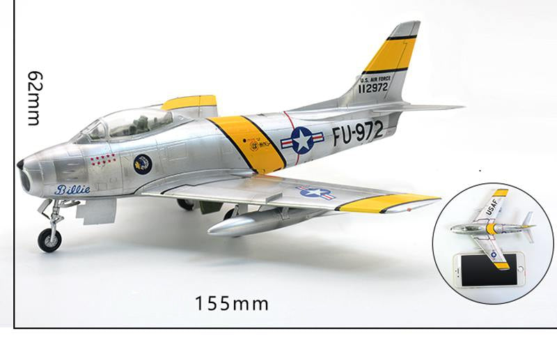37102 1/72 model F-86 fighter size