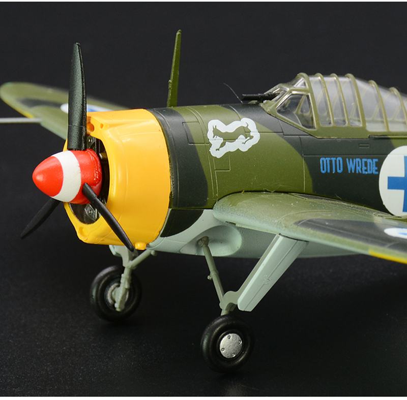 Finland F2A WWII military aircraft model