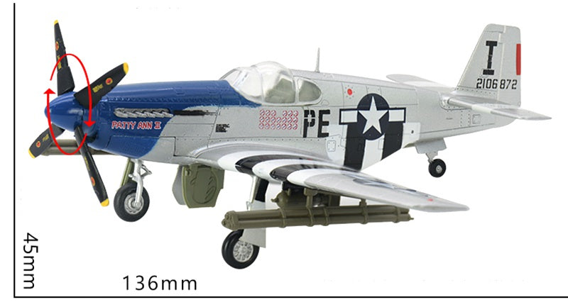 North American P-51 Mustang model aircraft
