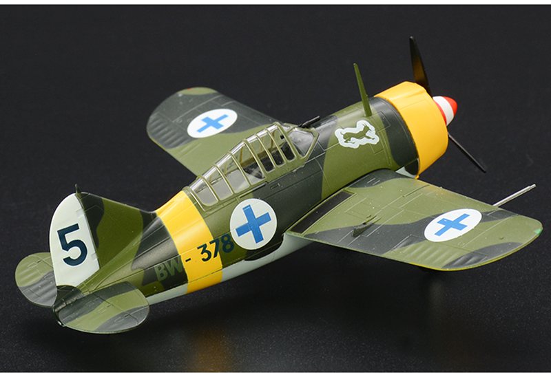 Finland F2A Buffalo collectible military aircraft model