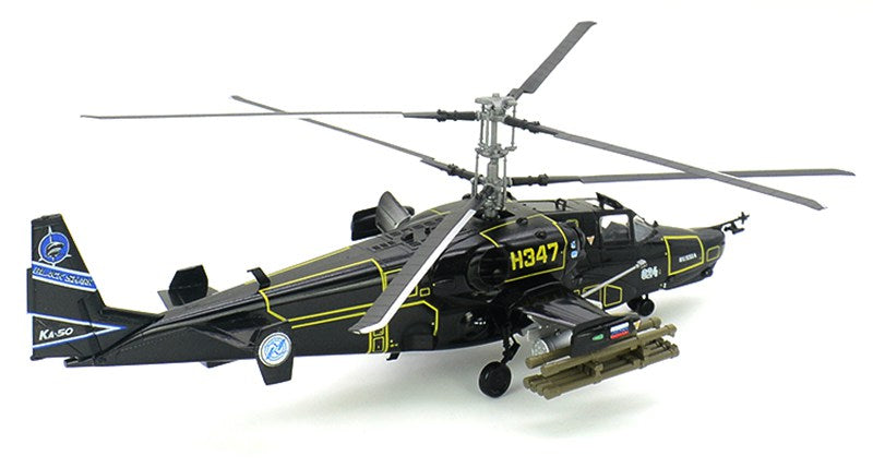 pre-built 1/72 scale Ka-50 black hawk helicopter model