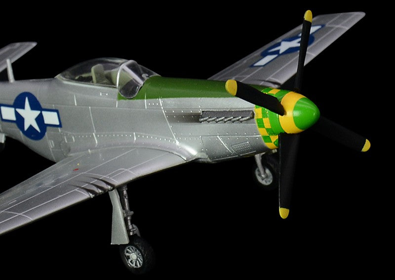 pre-built 1/72 scale plastic P-51D Mustang aircraft model