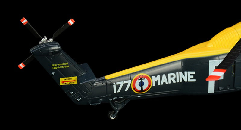 ready to display collectible military helicopter H-34 Choctaw model