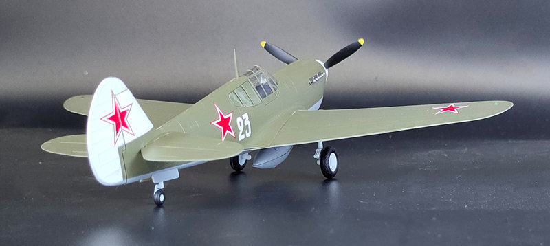 prebuilt 1/48 scale P-40 Warhawk aircraft model 39314