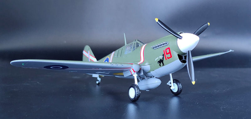 prebuilt 1/48 scale P-40 Warhawk aircraft model 39315